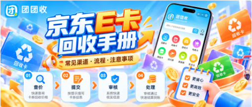 【团团收】京东E卡回收手册:2026闲置卡处理思路与常见问题
