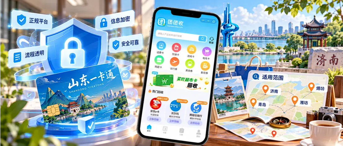 【团团收】山东一卡通回收安全吗?闲置卡处理与常见风险解析